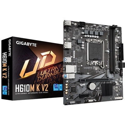 Gigabyte H610M K V2 DDR5 Intel 1700 mATX Motherboard – PCIe 4.0, M.2, GbE - IT Supplies Ltd