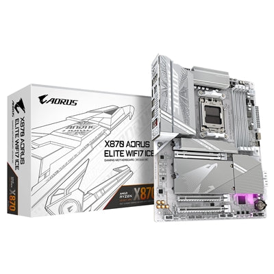 Gigabyte X870 AORUS ELITE WIFI7 ICE AM5 DDR5 Motherboard