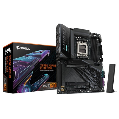Gigabyte X870E AORUS ELITE X3D AM5 WiFi 7 USB4 ATX Motherboard
