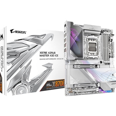 Gigabyte X870E AORUS MASTER X3D ICE AM5 DDR5 WiFi 7 Motherboard