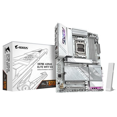 Gigabyte X870E AORUS ELITE WIFI7 ICE AM5 ATX DDR5 Motherboard