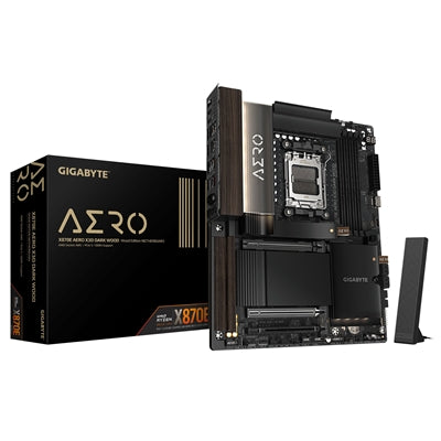 Gigabyte X870E AERO X3D Dark Wood WiFi7 AM5 ATX Motherboard