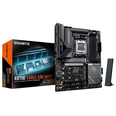 Gigabyte X870E EAGLE X3D WiFi 7 AM5 DDR5 ATX Motherboard