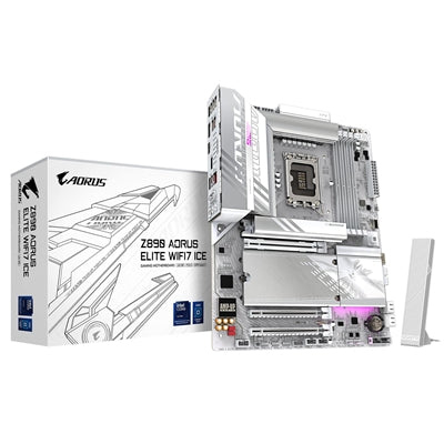 Gigabyte Z890 AORUS ELITE WIFI7 ICE ATX LGA1851 Motherboard