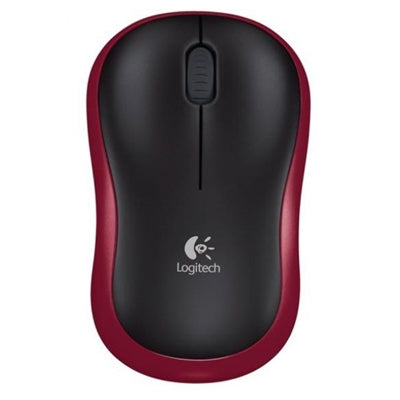 Logitech M185 Wireless Black & Red Mouse - IT Supplies Ltd