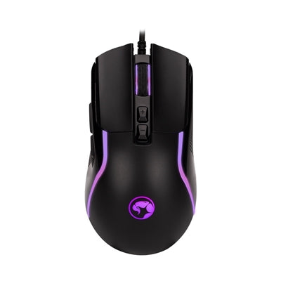 Marvo Scorpion M292-BK Gaming Mouse, USB, 7 LED Colours, Adjustable up to 8000 DPI, Ergonomic Design, Gaming Grade Optical Sensor with 7 Programmable Buttons, Matte Black - IT Supplies Ltd
