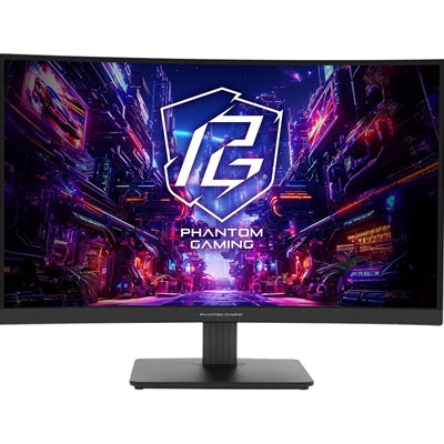 ASRock PG27QRT1B 27" QHD Curved 180Hz VA Gaming Monitor 1ms