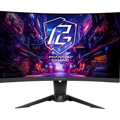 ASRock PG27QRT2A 27" QHD Curved 180Hz WiFi Antenna Gaming Monitor