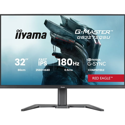 iiyama GB3272QSU 32" Gaming Monitor 180Hz IPS 0.5ms G-SYNC QHD