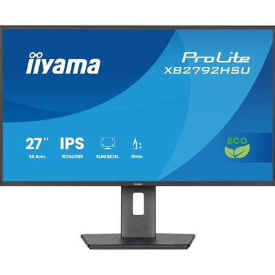 iiyama XB2792HSU-B1 27" IPS Full HD 120Hz Height Adjustable Monitor
