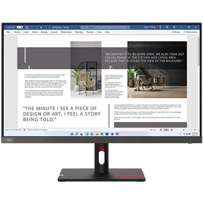 Lenovo ThinkVision S27i-30 27" FHD 100Hz IPS Monitor HDMI