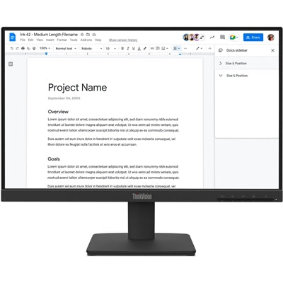 Lenovo ThinkVision S22-4e 21.5" FHD 100Hz IPS Monitor