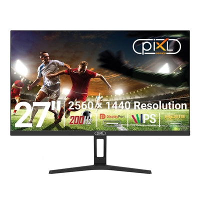 piXL X-Series 27" QHD 200Hz Gaming Monitor IPS HDR 1ms