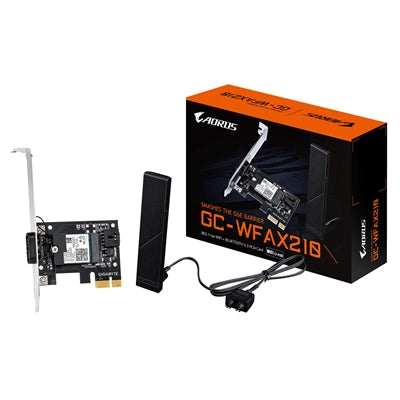 Gigabyte GC-WFAX210 WiFi 6E AX210 PCIe Card 2400Mbps BT 5.2