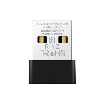 Mercusys MA20N AC650 Nano Wi-Fi USB Adapter – Dual Band 433 Mbps - IT Supplies Ltd