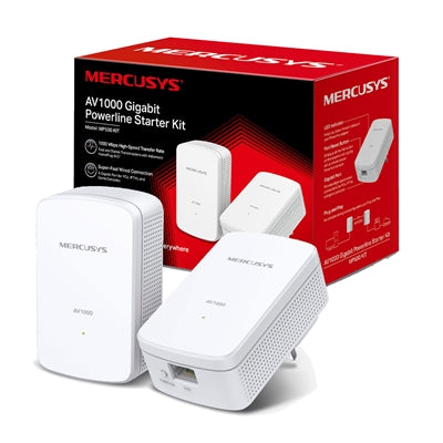 Mercusys MP500 AV1000 Gigabit Powerline Starter Kit – High-Speed Wired - IT Supplies Ltd