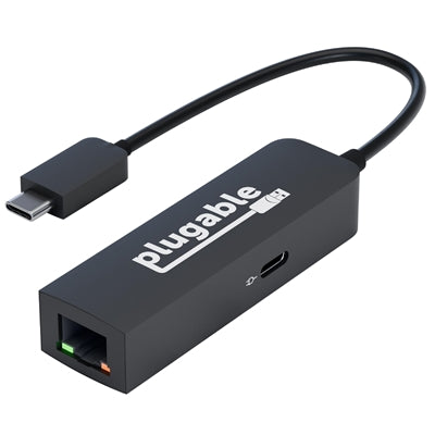 Plugable USBC-E2500PD USB-C to 2.5GbE Ethernet Adapter with 100W PD - IT Supplies Ltd
