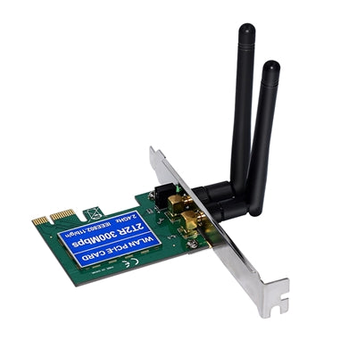 N300 PCIe WiFi Card 300Mbps Wireless Adapter with Antenna