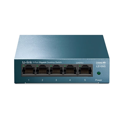 TP-Link LS105G 5-Port Gigabit Switch – Compact, Fanless, Efficient - IT Supplies Ltd