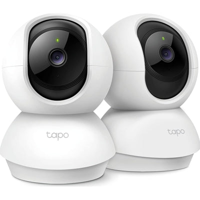 TP-Link Tapo C210P2 2K Pan Tilt Home Security Camera 2-Pack
