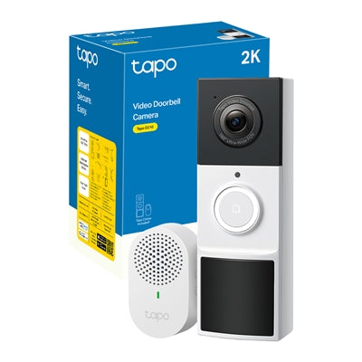 TP-Link Tapo D210 2K Battery Video Doorbell with Chime