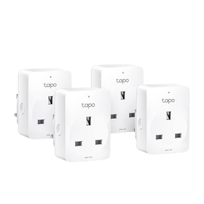 TP-Link Tapo P100 Mini Smart WiFi Socket 4 Pack with Alexa
