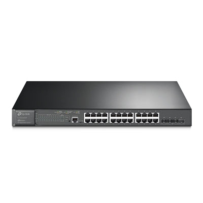 TP-Link Omada JetStream TL-SG3428XMP V1 switch, Managed, 24 x 10/100/1000 (PoE+), 4 x 10 Gigabit SFP, rack-mountable, PoE+ (384 W) - IT Supplies Ltd