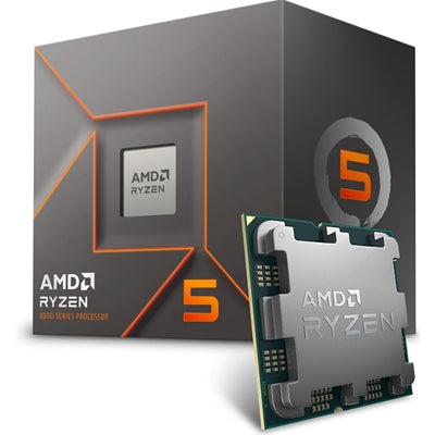 AMD Ryzen 5 8400F 6-Core 4.7GHz AM5 CPU with Radeon Graphics, 22MB Cache - IT Supplies Ltd