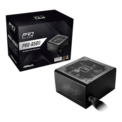 ASRock PRO-650B 650W PSU 80+ Bronze ATX 3.1
