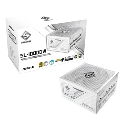 ASRock Steel Legend SL-1000G 1000W PSU 80+ Gold White
