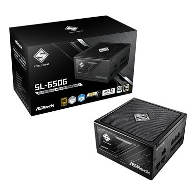 ASRock SL-650G 650W PSU 80+ Gold ATX 3.1 Steel Legend