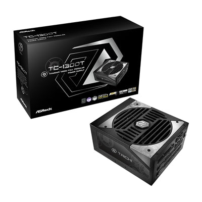 ASRock TC-1300T 1300W 80 Plus Titanium PSU ATX 3.1 PCIe 5.1 Fully Modular