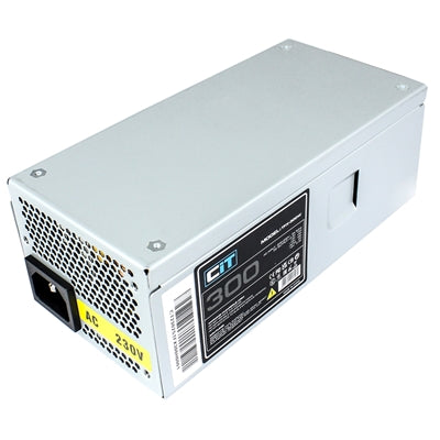 CIT 300W TFX-300W Silver Coating Power Supply, Low Noise 8cm Fan with intelligent fan speed control, Support standard TFX form factor - IT Supplies Ltd