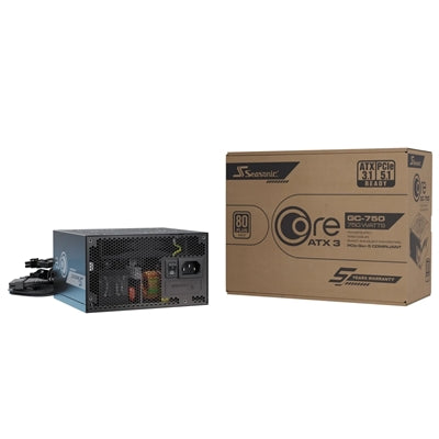 Seasonic CORE GC-750 ATX 3.1 750W 80 Plus Gold Power Supply