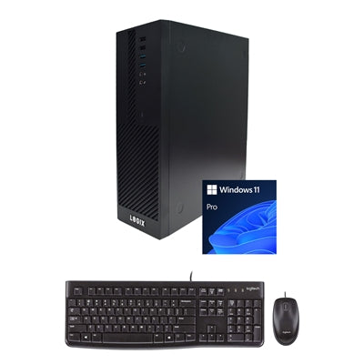 LOGIX 12th Gen Intel Core i5 6 Core Small Form Factor SFF Business PC with 16GB RAM, 500GB SSD, Windows 11 Pro, Keyboard, Mouse & 3 Year Warranty - IT Supplies Ltd