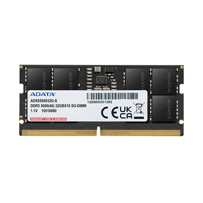ADATA Premier 16GB DDR5 5600MHz SODIMM Laptop Memory RAM