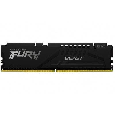 Kingston FURY Beast 16GB DDR5 5200MHz RAM | CL40, Black Heatsink - IT Supplies Ltd