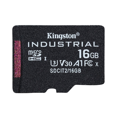Kingston Industrial 16GB MicroSD Card U3 V30 A1 UHS-I