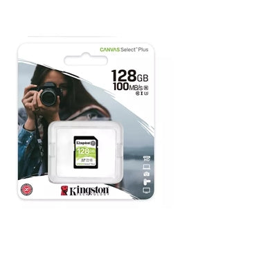 Kingston Canvas Select Plus V30 128GB SD Class 10 UHS-I U3 Flash Card - IT Supplies Ltd