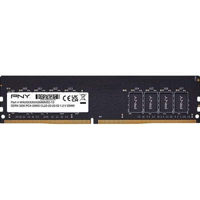 PNY 8GB DDR4 3200MHz DIMM System Memory – Bulk, CL22, 1.2V