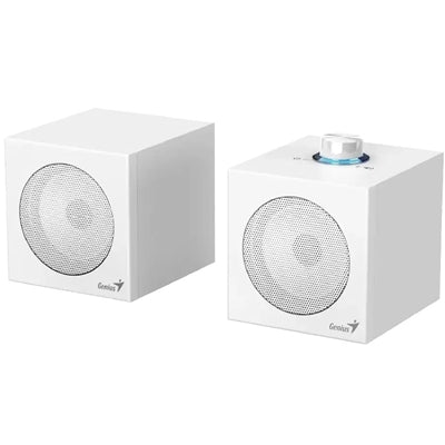 Genius SP-HF300U White USB Speakers 4W USB-A & USB-C
