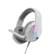 Marvo Tactic 40 RGB Gaming Headset White – USB Wired, 50mm Drivers - IT Supplies Ltd