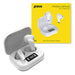 Prevo Q2 TWS Earbuds, Bluetooth 5.1, Automatic Pairing, Touch Control Feature with Digital LED Display Wireless Charging Case, Android, IOS and Windows Compatible, White - IT Supplies Ltd