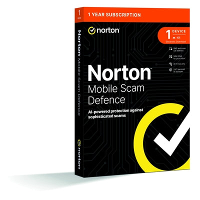 Norton Mobile Scam Defence 1 Device 1 Year AI Protection