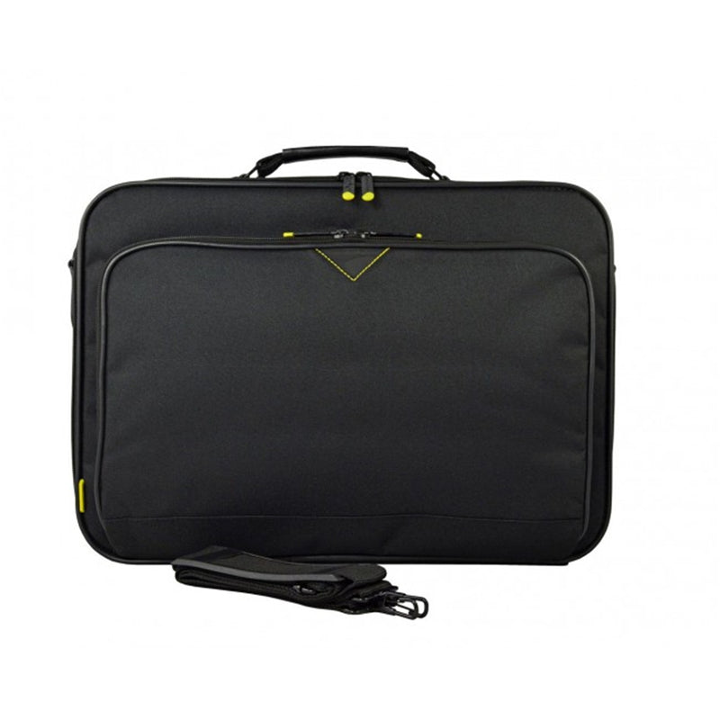 techair Classic 15.6 Laptop Briefcase Black with Lifetime Warranty