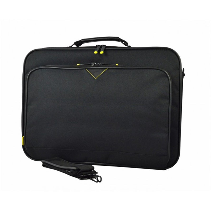 techair Classic 15.6 Laptop Briefcase Black with Lifetime Warranty