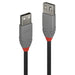 Lindy 36703 USB 2.0 Type A Extension Cable, Anthra Line 2m - IT Supplies Ltd
