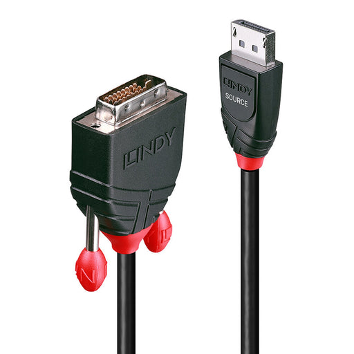 Lindy DisplayPort to DVI-D Cable Black 2m - IT Supplies Ltd