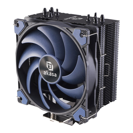Akasa Alucia H4 Plus CPU Air Cooler, 120mm Fan, Aluminium Fins, 4x Copper Heatpipes, Intel 1700/1200,115X,2066/11, AM4 - IT Supplies Ltd