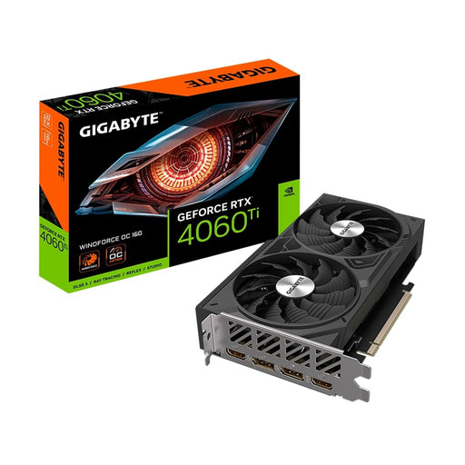 Gigabyte Nvidia GeForce RTX 4060Ti WINDFORCE OC 16GB Dual Fan Graphics Card - IT Supplies Ltd